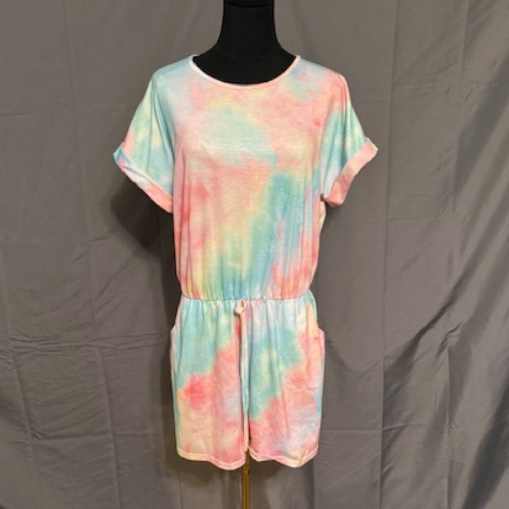 BEAUTIFUL Tye-Dye Romper Size XL